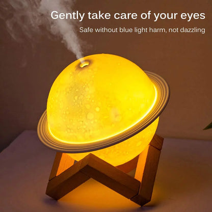 Moon Lamp Humidifier, LED Moon Light with Stand