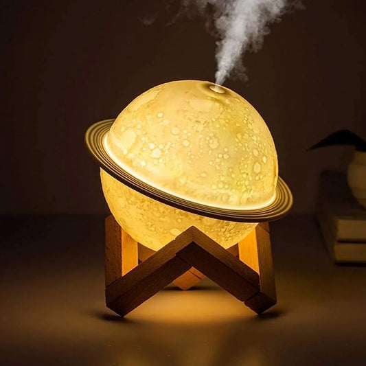 Moon Lamp Humidifier, LED Moon Light with Stand