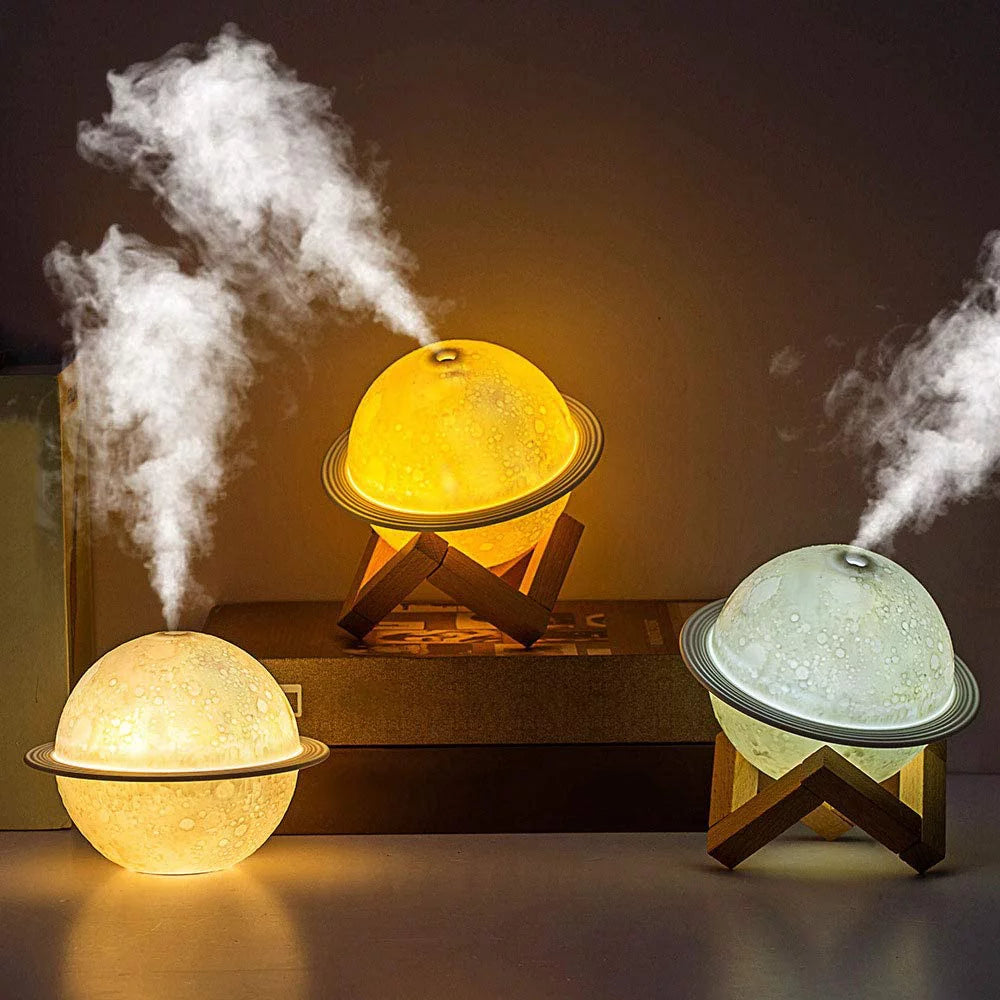 Moon Lamp Humidifier, LED Moon Light with Stand